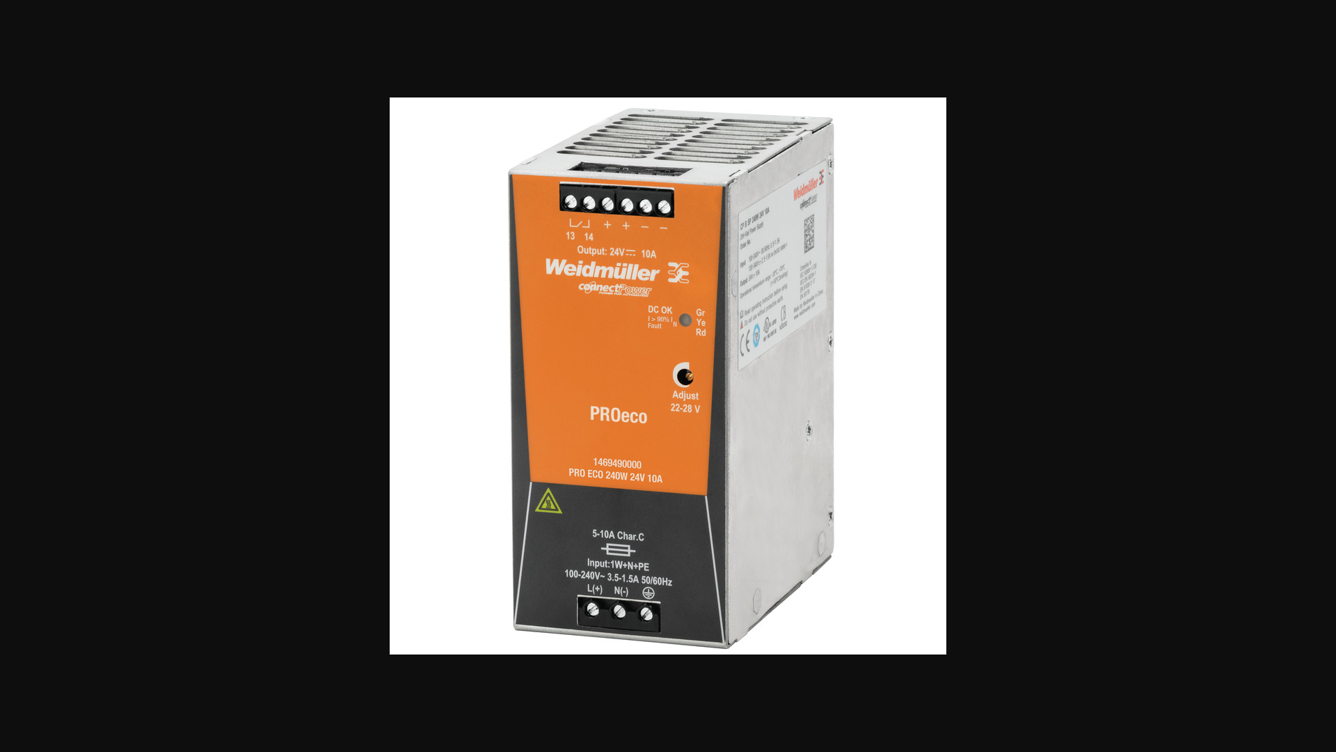 1469490000 Weidmuller - PRO ECO 240W 24V 10A