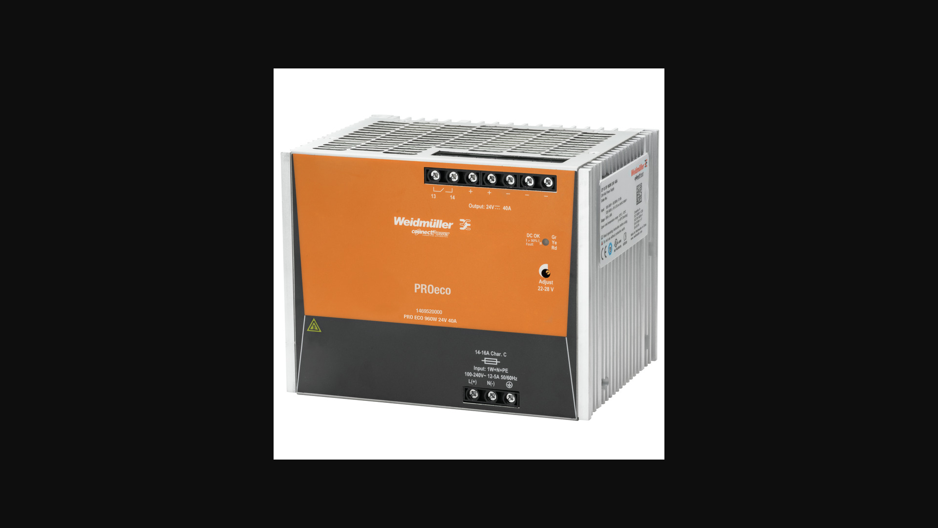 1469520000 Weidmuller - PRO ECO 960W 24V 40A