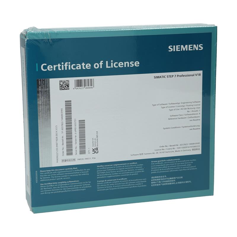6ES7822-1AA08-0YA5 Siemens